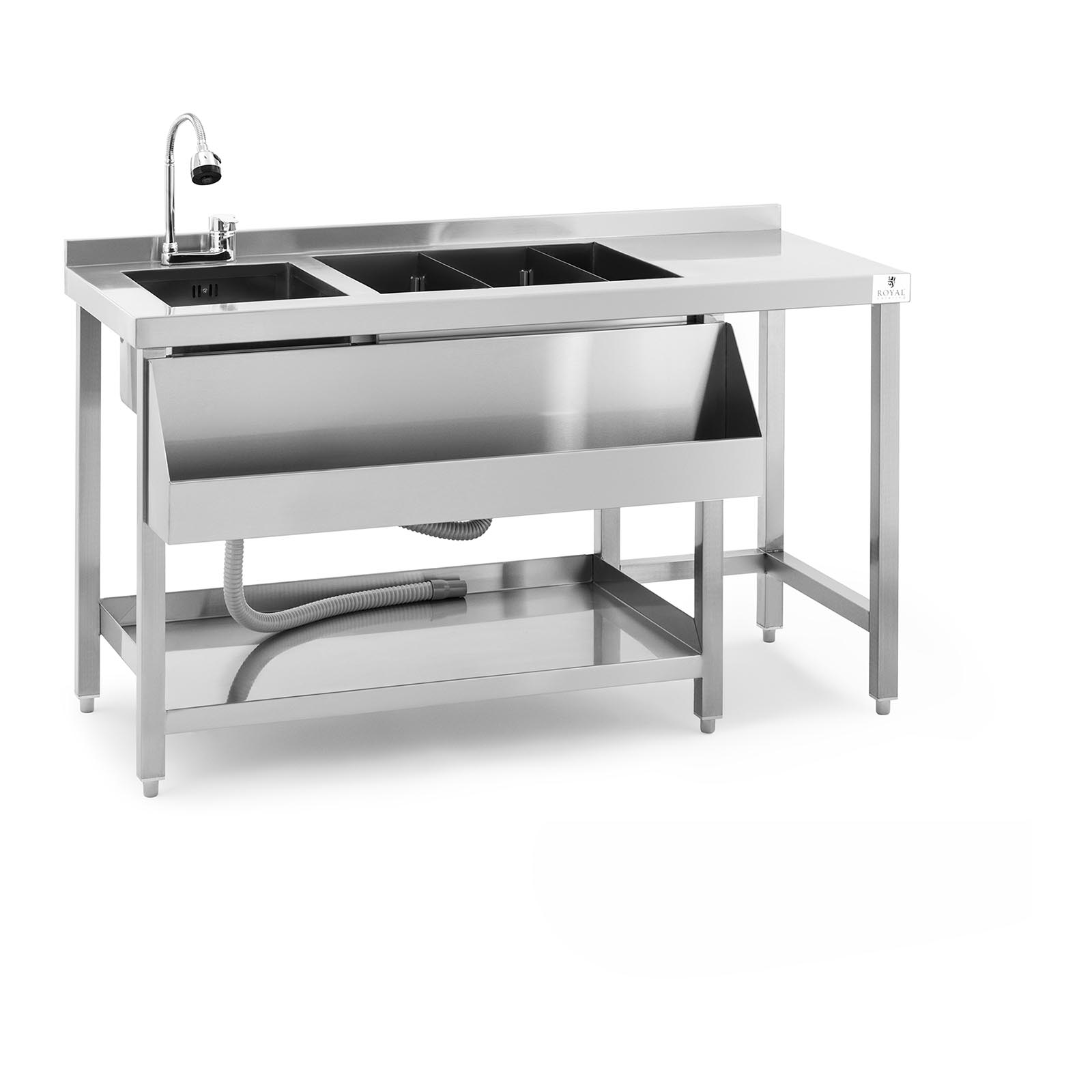 Cocktail Bar - with ice bucket and bottle holder - Royal Catering