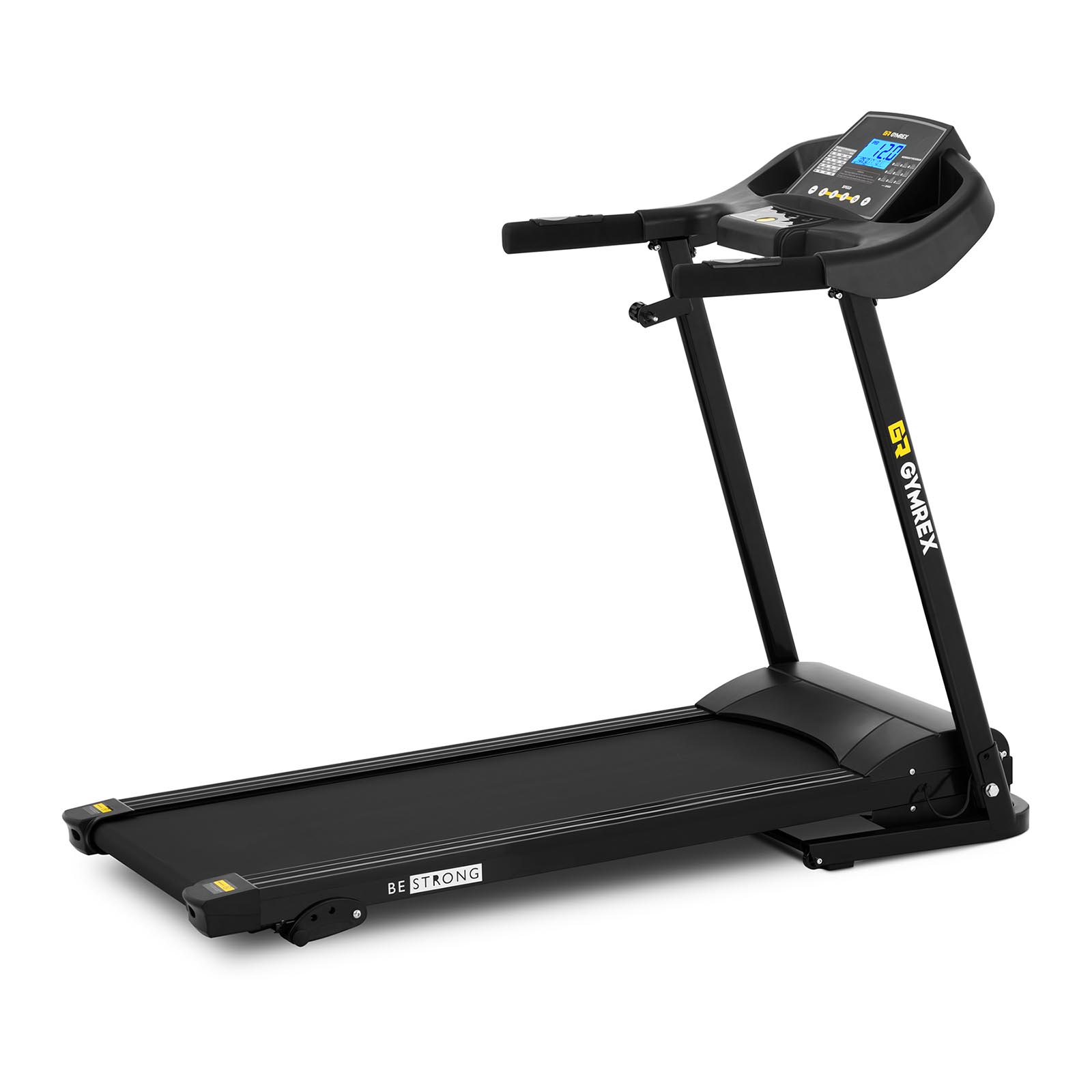 Treadmill - folding - 1,200 W - 1 to 12 km/h - 120 kg - 3 incline levels