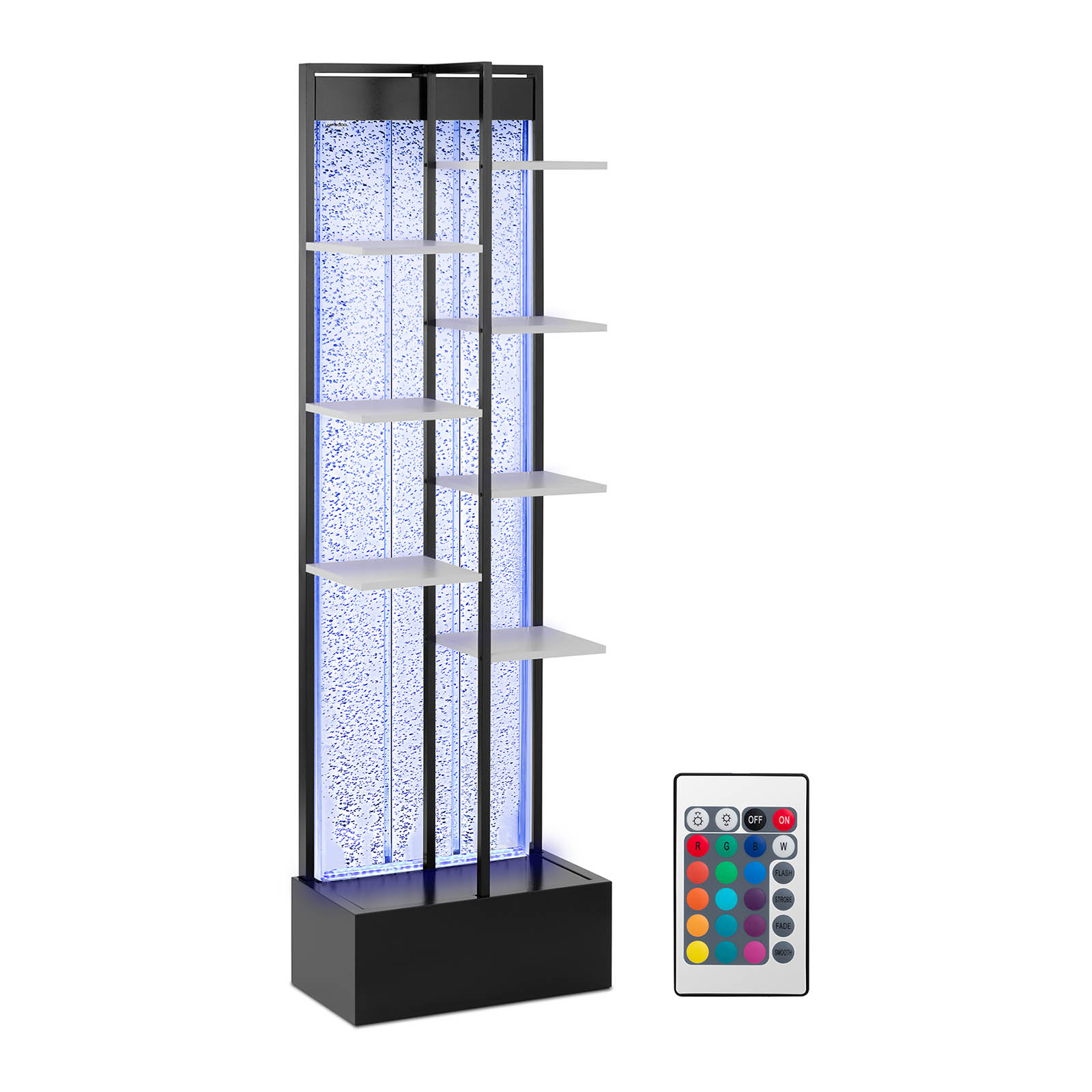Water Wall - with shelf - LED / RGB - remote control - 0 x 0 x 0 cm