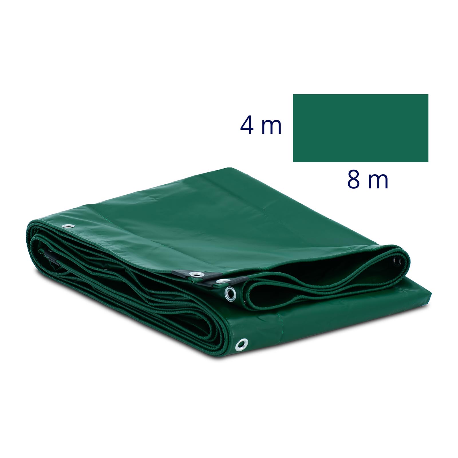 Tarpaulin - with eyelets - 800 x 400 cm - PVC - 650 g/m²