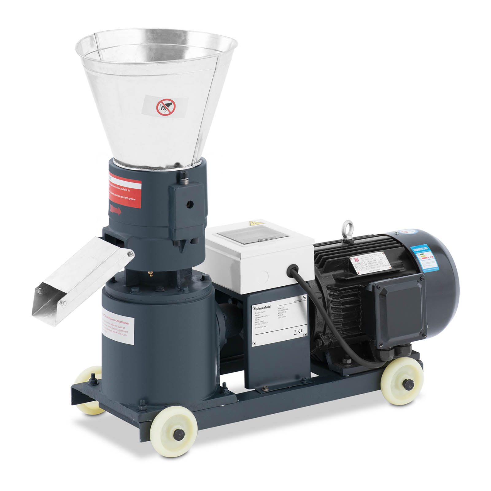 Pellet mill - 90 - 120 kg/h - 4000 W - Ø 150 mm